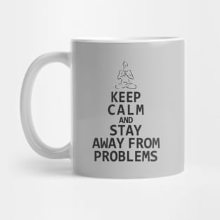 Keep Calm Meditation Design Mug